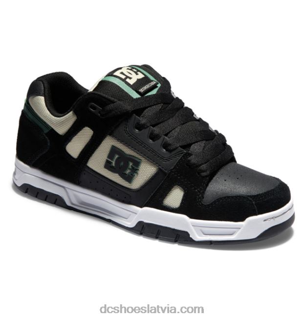 N008N56 vīriešu vecpuišu kurpes iedegums/zaļš DC Shoes