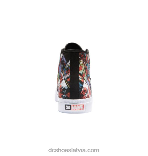 N008N214 vīriešu marvel deadpool x dc manual hi high-top kurpes melns multi DC Shoes