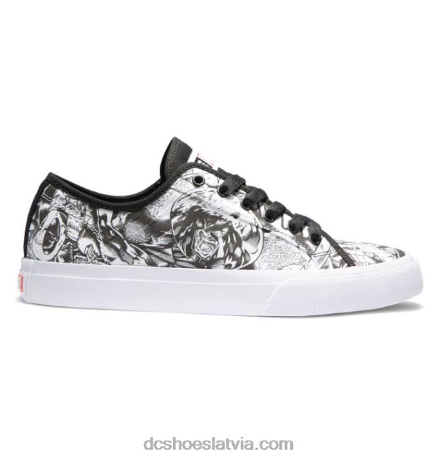 N008N218 vīriešu marvel deadpool x dc rokasgrāmata melns/balts/sarkans DC Shoes
