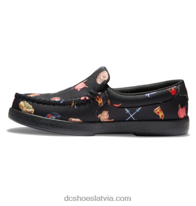 N008N259 vīriešu marvel deadpool x dc villain 2 melns/druka DC Shoes