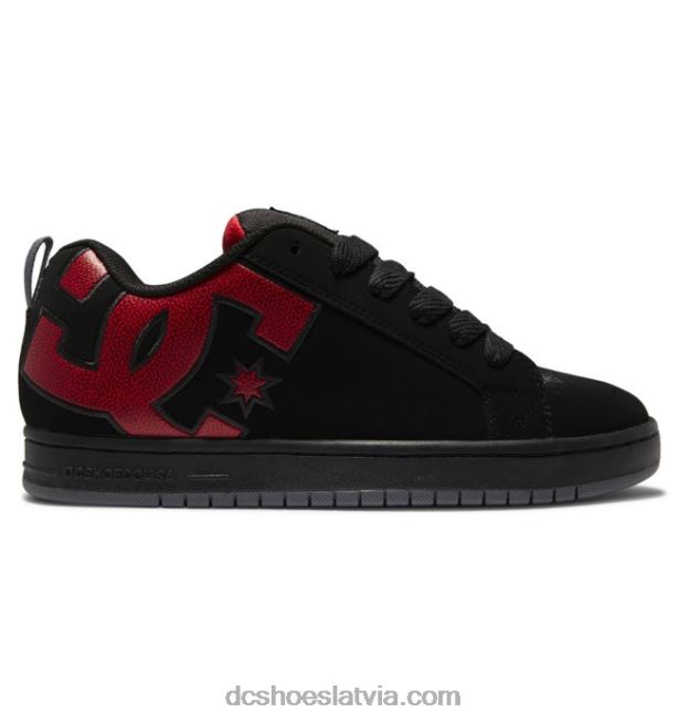 N008N243 vīriešu tiesas grafiķa apavi melna/sarkana apdruka DC Shoes