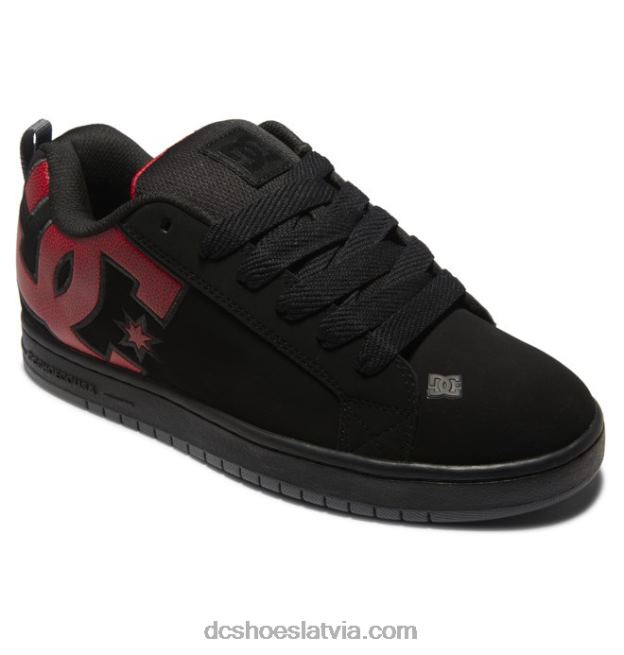 N008N243 vīriešu tiesas grafiķa apavi melna/sarkana apdruka DC Shoes