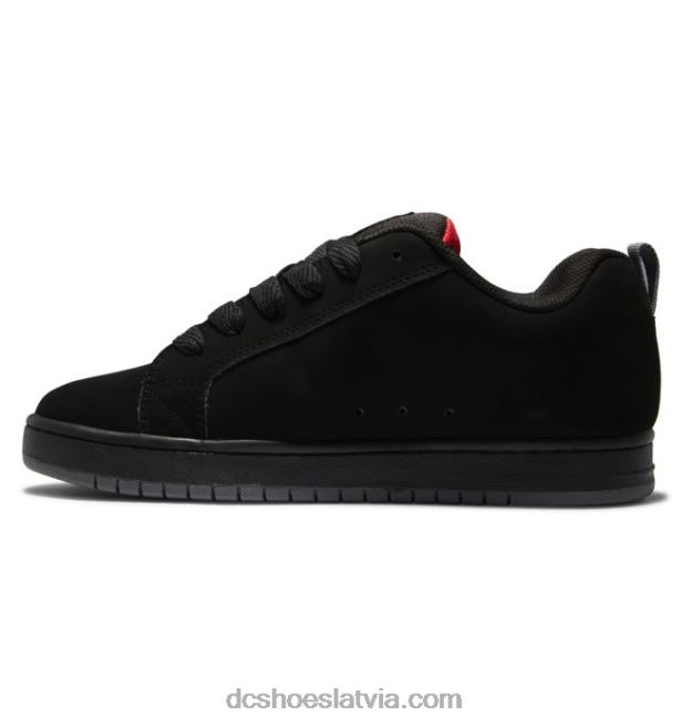 N008N243 vīriešu tiesas grafiķa apavi melna/sarkana apdruka DC Shoes