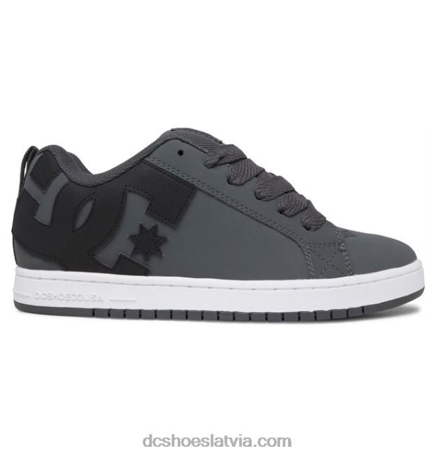 N008N278 vīriešu tiesas grafiķa apavi dk pelēks/melns/balts DC Shoes