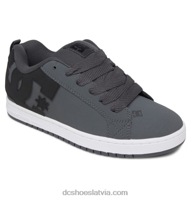 N008N278 vīriešu tiesas grafiķa apavi dk pelēks/melns/balts DC Shoes