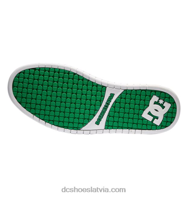 N008N279 vīriešu tiesas grafiķa apavi balts/zaļš DC Shoes
