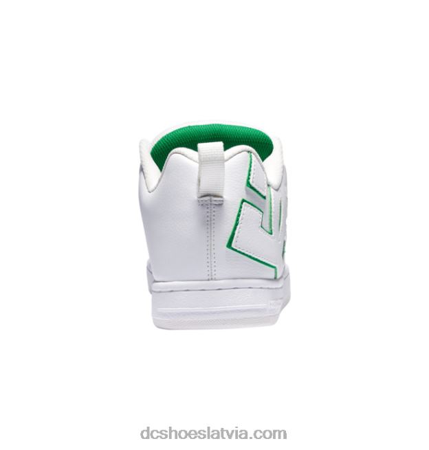 N008N279 vīriešu tiesas grafiķa apavi balts/zaļš DC Shoes