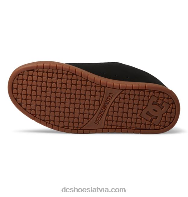 N008N281 vīriešu tiesas grafiķa apavi melns/gumija DC Shoes