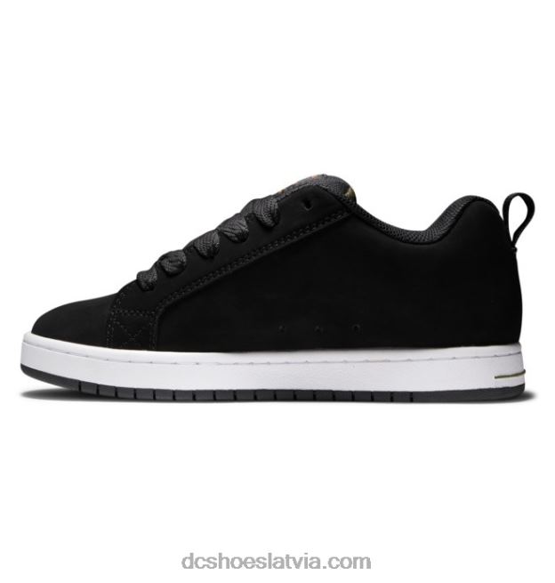 N008N282 vīriešu tiesas grafiķa apavi melna kamuflāža DC Shoes