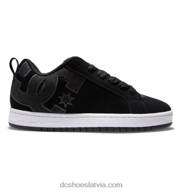 N008N286 vīriešu tiesas grafiķa apavi melns džinss DC Shoes
