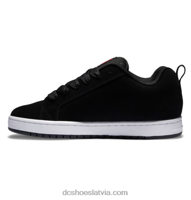 N008N292 vīriešu tiesas grafiķa apavi melns/sarkans/balts DC Shoes