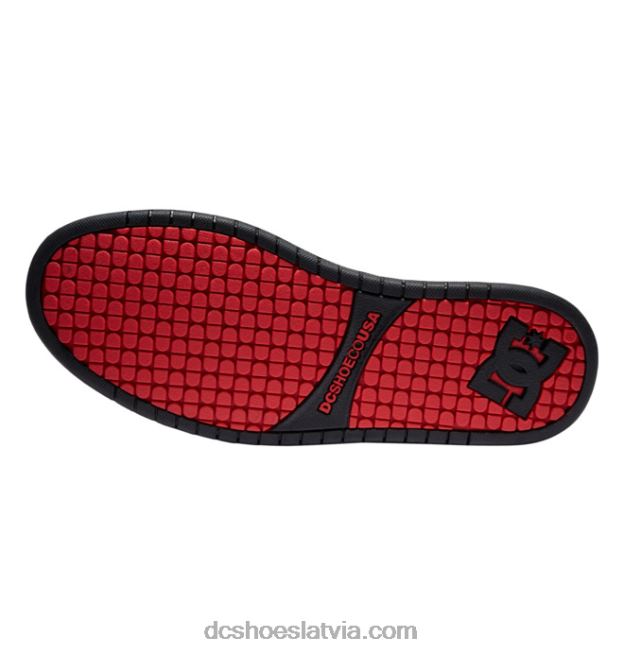 N008N292 vīriešu tiesas grafiķa apavi melns/sarkans/balts DC Shoes