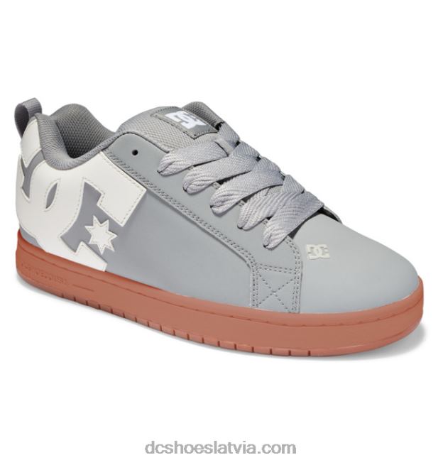 N008N294 vīriešu tiesas grafiķa apavi pelēks/gumija DC Shoes