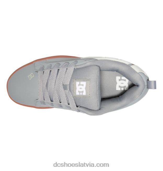 N008N294 vīriešu tiesas grafiķa apavi pelēks/gumija DC Shoes