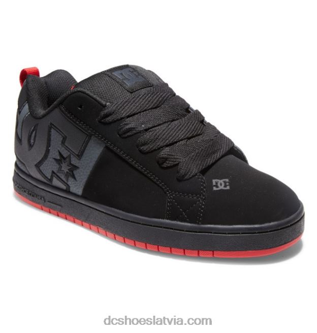 N008N295 vīriešu tiesas grafiķa apavi melns/pelēks/sarkans DC Shoes