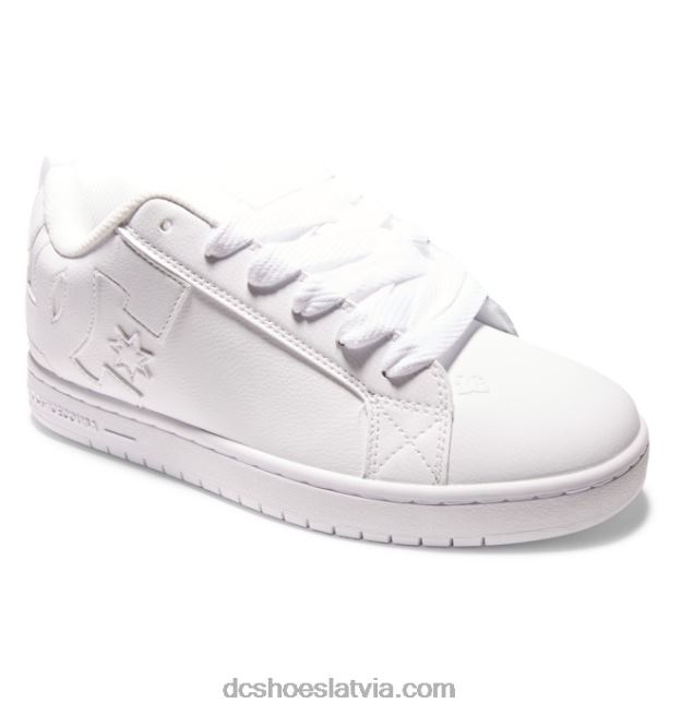 N008N296 vīriešu tiesas grafiķa apavi balts DC Shoes