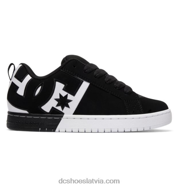 N008N297 vīriešu tiesas grafiķa apavi melns balts DC Shoes
