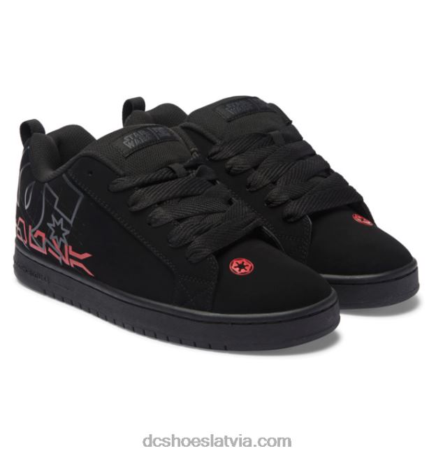 N008N300 vīriešu star wars dc tiesa graffik cupsole kurpes melns/pelēks/sarkans DC Shoes