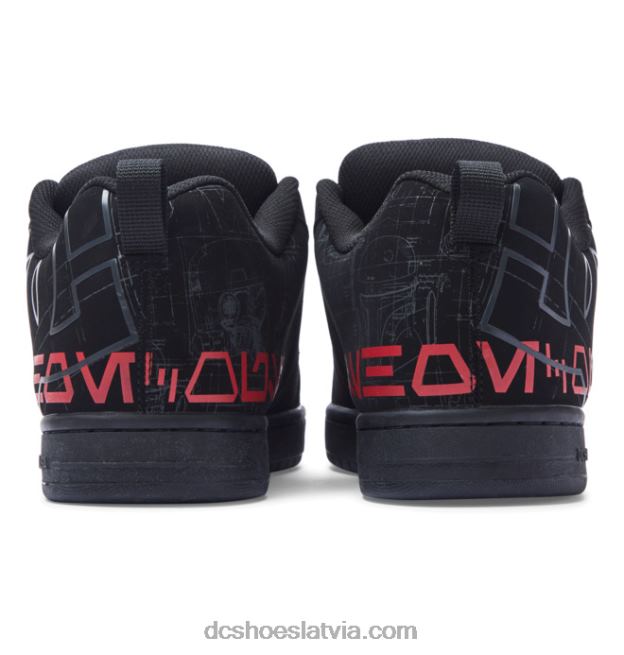 N008N300 vīriešu star wars dc tiesa graffik cupsole kurpes melns/pelēks/sarkans DC Shoes