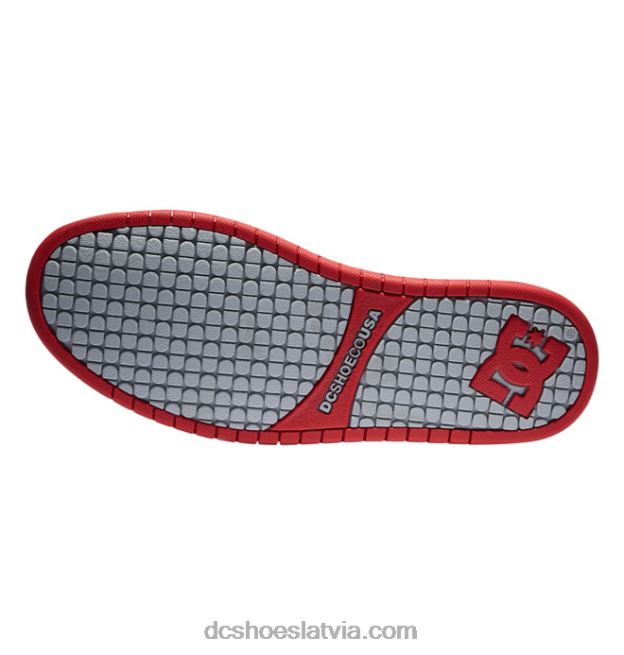 N008N66 vīriešu tiesas grafiķa apavi balts/pelēks/sarkans DC Shoes