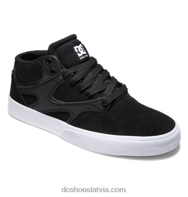 N008N107 kalis vulc mid - mid-top kurpes vīriešiem melns balts DC Shoes