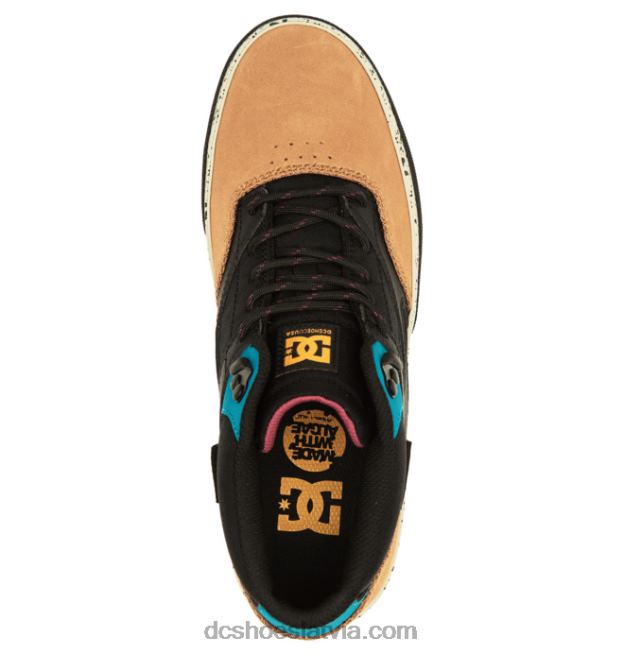 N008N316 vīriešu kalis vulc mid-top ziemas apavi melns/brūns/zaļš DC Shoes