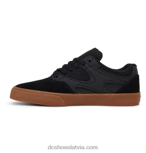 N008N62 kalis vulc - apavi vīriešiem melns/gumija DC Shoes