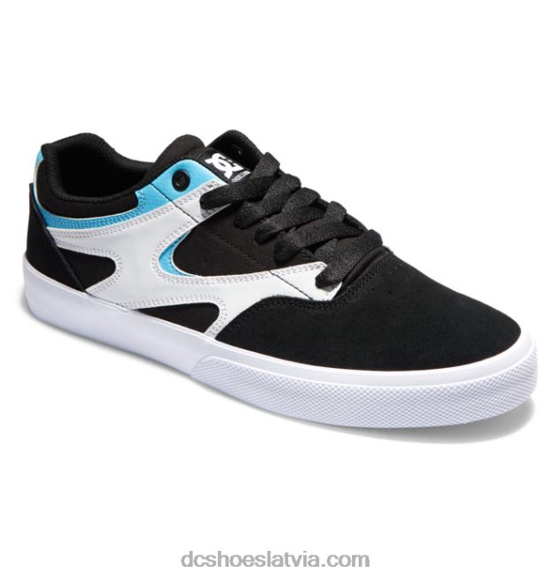 N008N63 kalis vulc - apavi vīriešiem melns/balts/zils DC Shoes