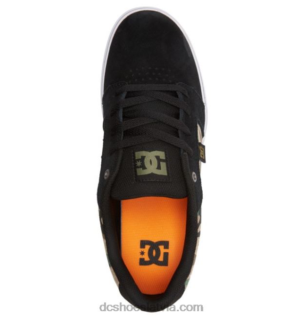 N008N150 vīriešu laktas kurpes melns/kamo DC Shoes