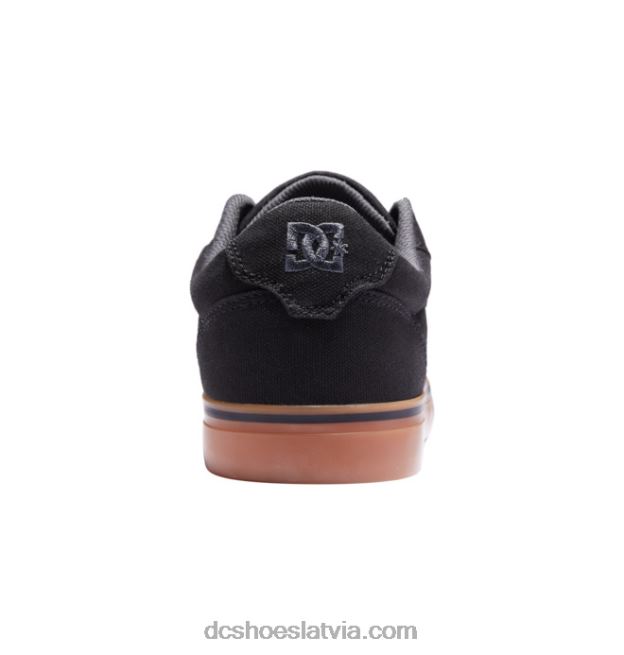 N008N160 vīriešu laktas audekla kurpes melns/gumija DC Shoes