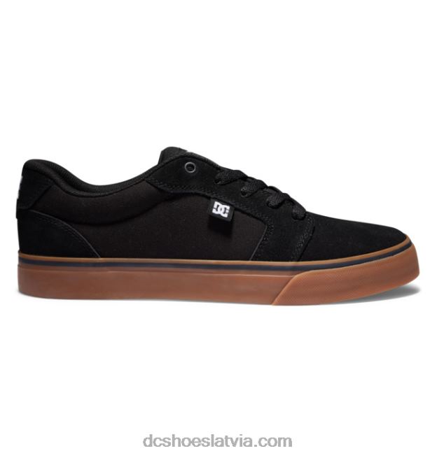 N008N174 vīriešu laktas kurpes melns/gumija DC Shoes