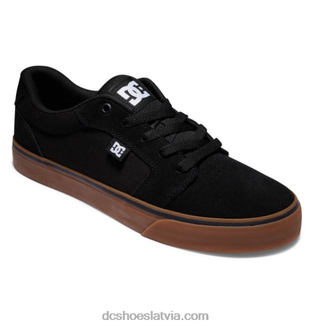 N008N174 vīriešu laktas kurpes melns/gumija DC Shoes