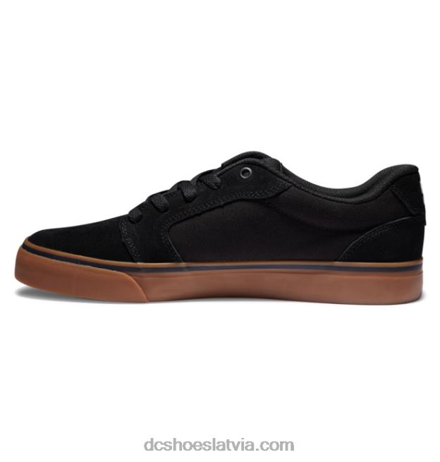 N008N174 vīriešu laktas kurpes melns/gumija DC Shoes