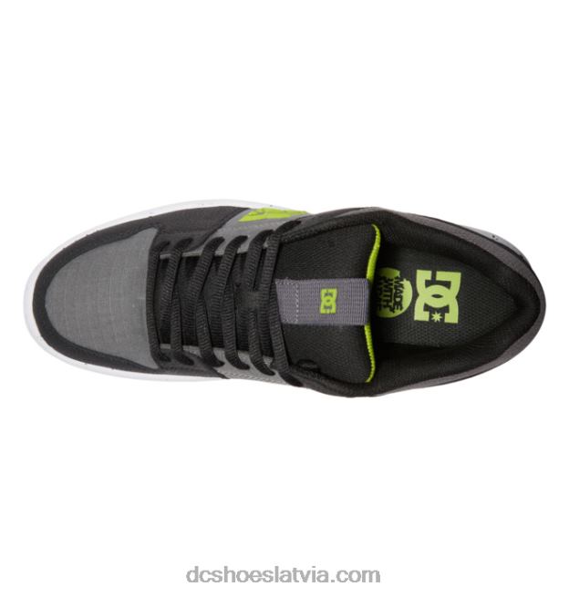 N008N364 vīriešu lūša zero waste apavi melns/pelēks/zaļš DC Shoes