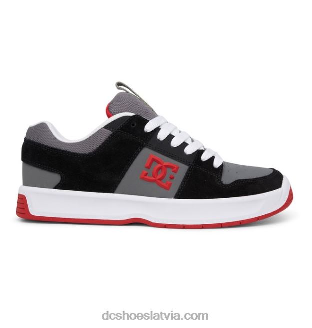 N008N371 vīriešu lynx zero kurpes melns/pelēks/sarkans DC Shoes