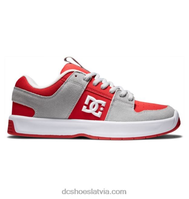 N008N386 vīriešu lynx zero kurpes pelēks/sarkans DC Shoes