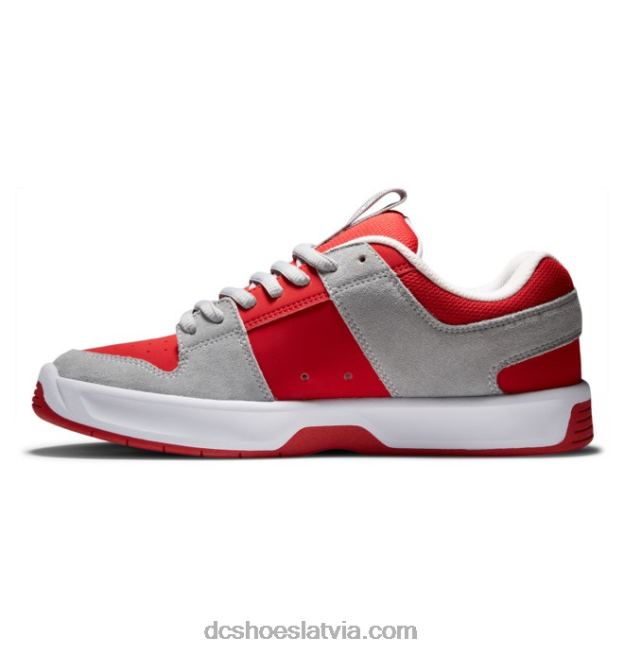 N008N386 vīriešu lynx zero kurpes pelēks/sarkans DC Shoes