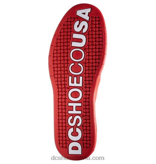 N008N386 vīriešu lynx zero kurpes pelēks/sarkans DC Shoes