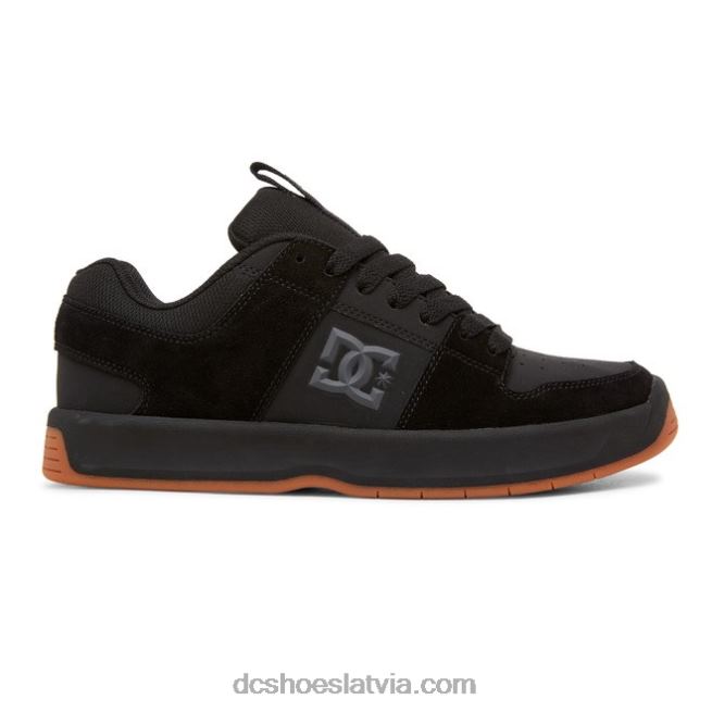 N008N47 vīriešu lynx zero kurpes melns/gumija DC Shoes