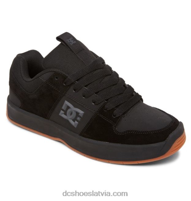 N008N47 vīriešu lynx zero kurpes melns/gumija DC Shoes