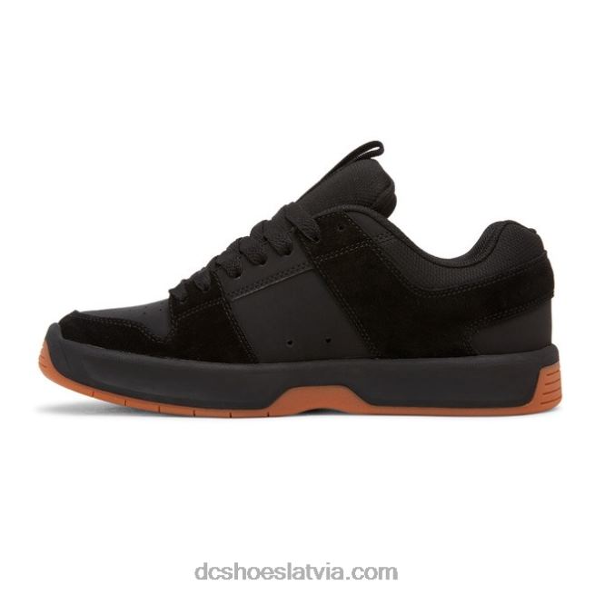 N008N47 vīriešu lynx zero kurpes melns/gumija DC Shoes