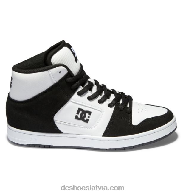 N008N307 manteca 4 hi - augstas augšdaļas apavi vīriešiem balts melns DC Shoes