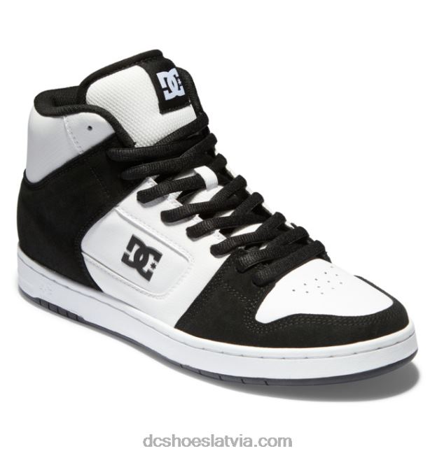 N008N307 manteca 4 hi - augstas augšdaļas apavi vīriešiem balts melns DC Shoes