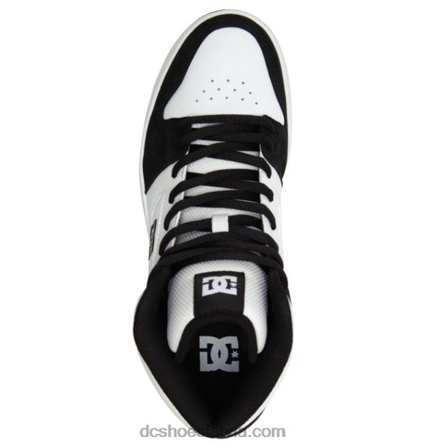 N008N307 manteca 4 hi - augstas augšdaļas apavi vīriešiem balts melns DC Shoes