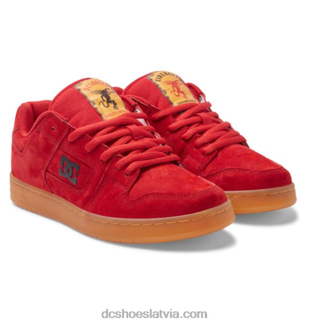 N008N389 vīriešu fireball x dc manteca 4 apavi sarkans DC Shoes