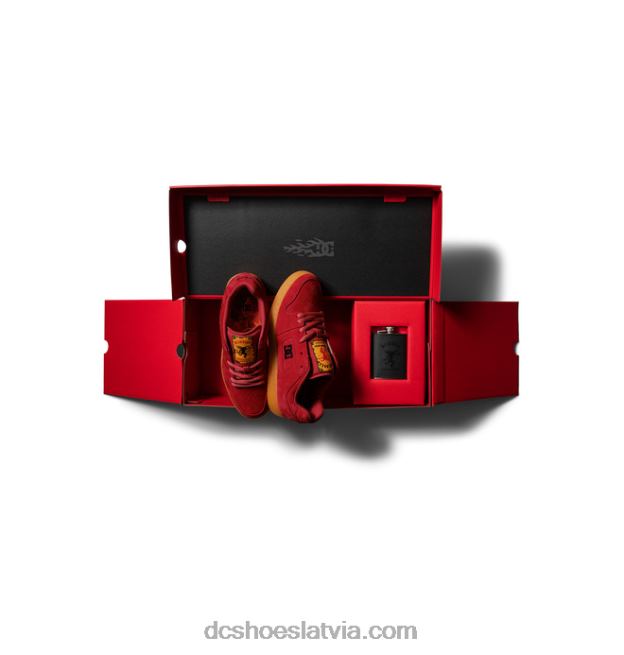 N008N389 vīriešu fireball x dc manteca 4 apavi sarkans DC Shoes