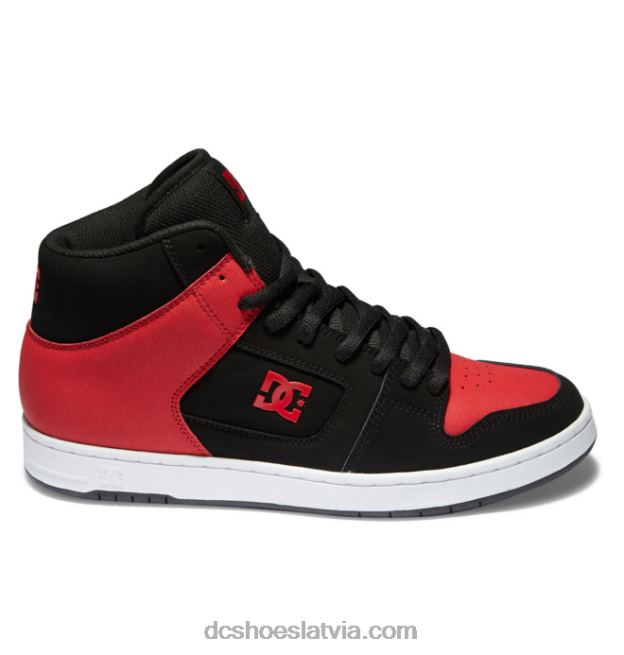 N008N39 manteca 4 hi - augstas augšdaļas apavi vīriešiem melns/sarkans DC Shoes