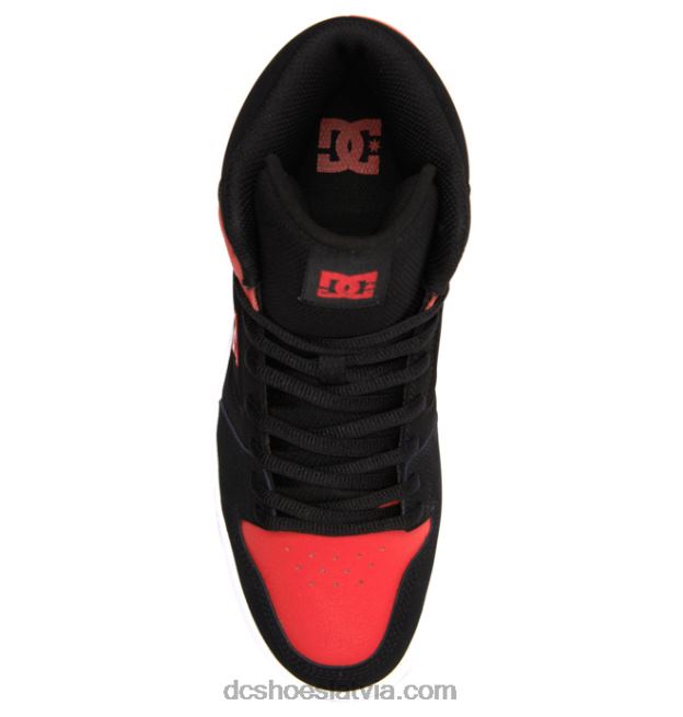 N008N39 manteca 4 hi - augstas augšdaļas apavi vīriešiem melns/sarkans DC Shoes