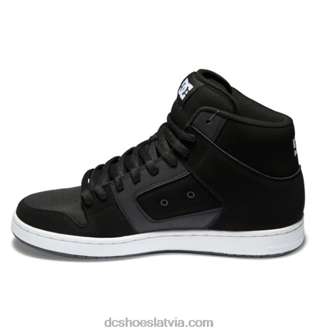 N008N40 manteca 4 hi - augstas augšdaļas apavi vīriešiem melns balts DC Shoes