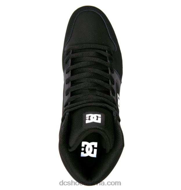 N008N40 manteca 4 hi - augstas augšdaļas apavi vīriešiem melns balts DC Shoes